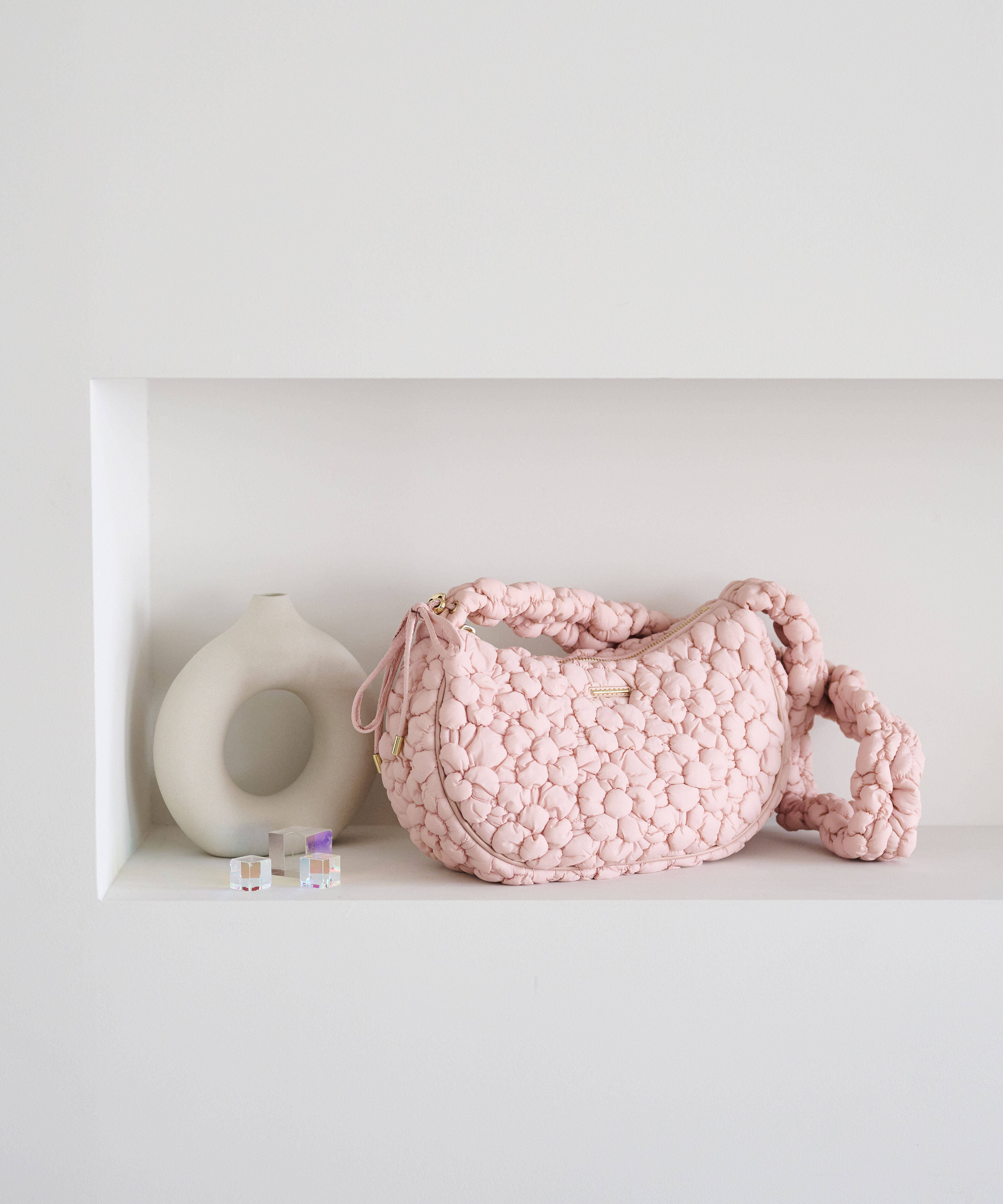 Samantha Vega「フラワーキルトショルダーバッグ」|ショルダー・メッセンジャー|