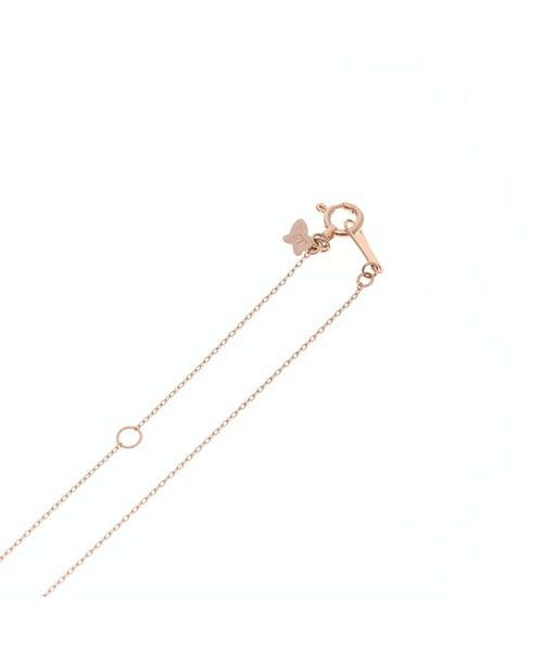 Samantha Tiara「K18 SPG フラワーレターズイニシャルネックレス 小 (C)」|ネックレス|