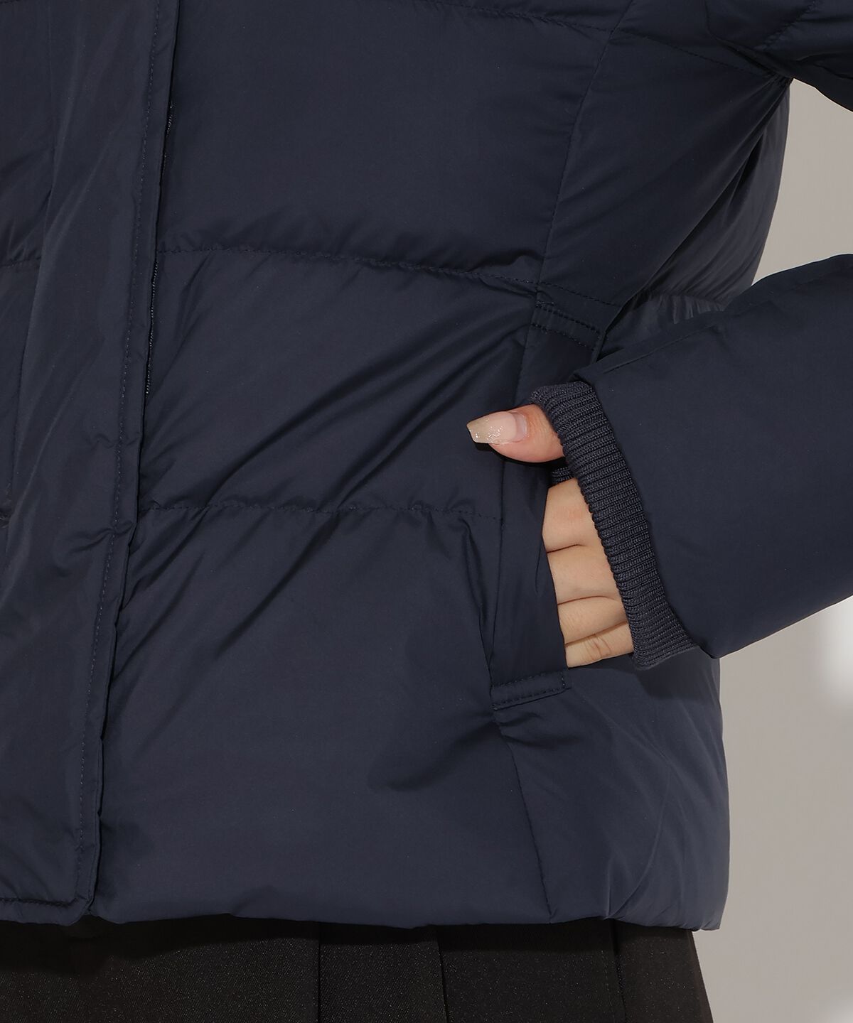 アンドクチュール「FOXファー付きショートダウン」|ダウン|