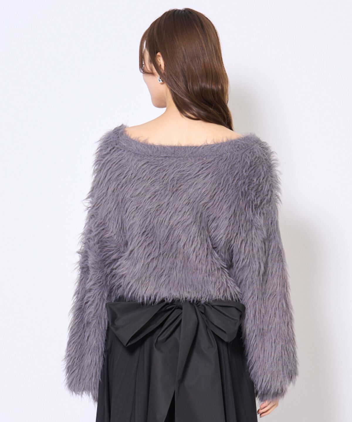 アンドクチュール「ロングフェザープルオーバー」|ニット・セーター|