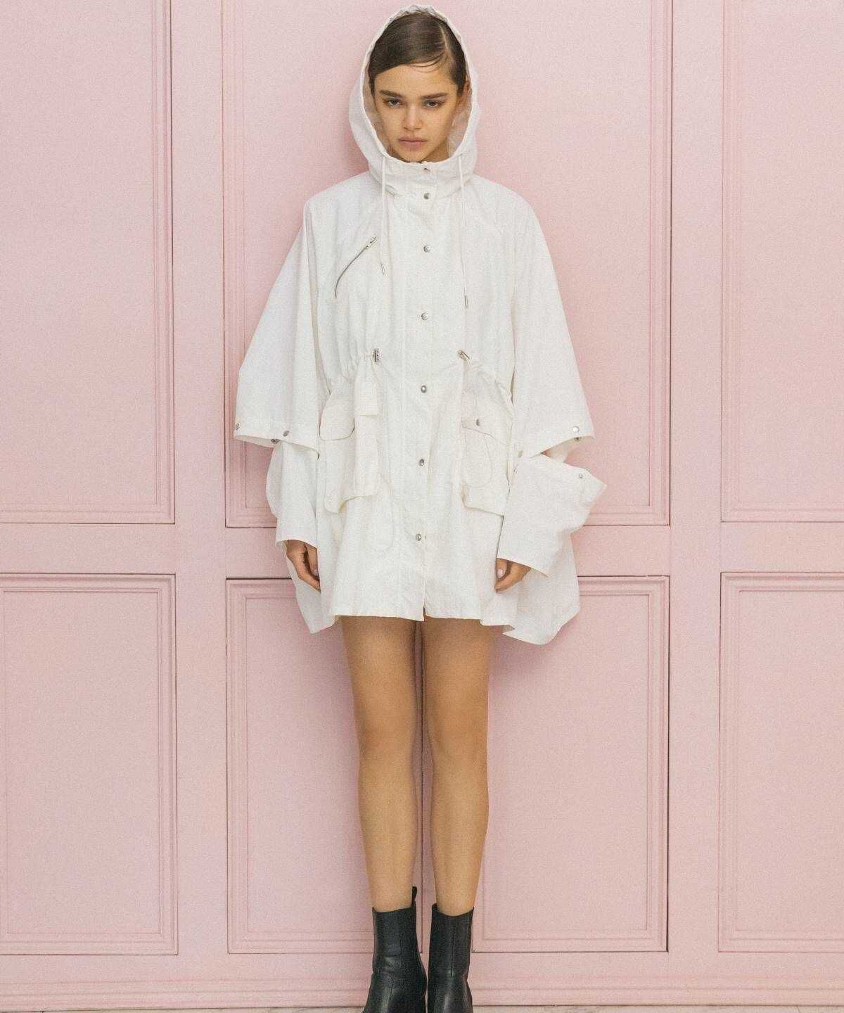 REDYAZEL「スタンドフード2WAYポンチョブルゾン」|ブルゾン・スタジャン|