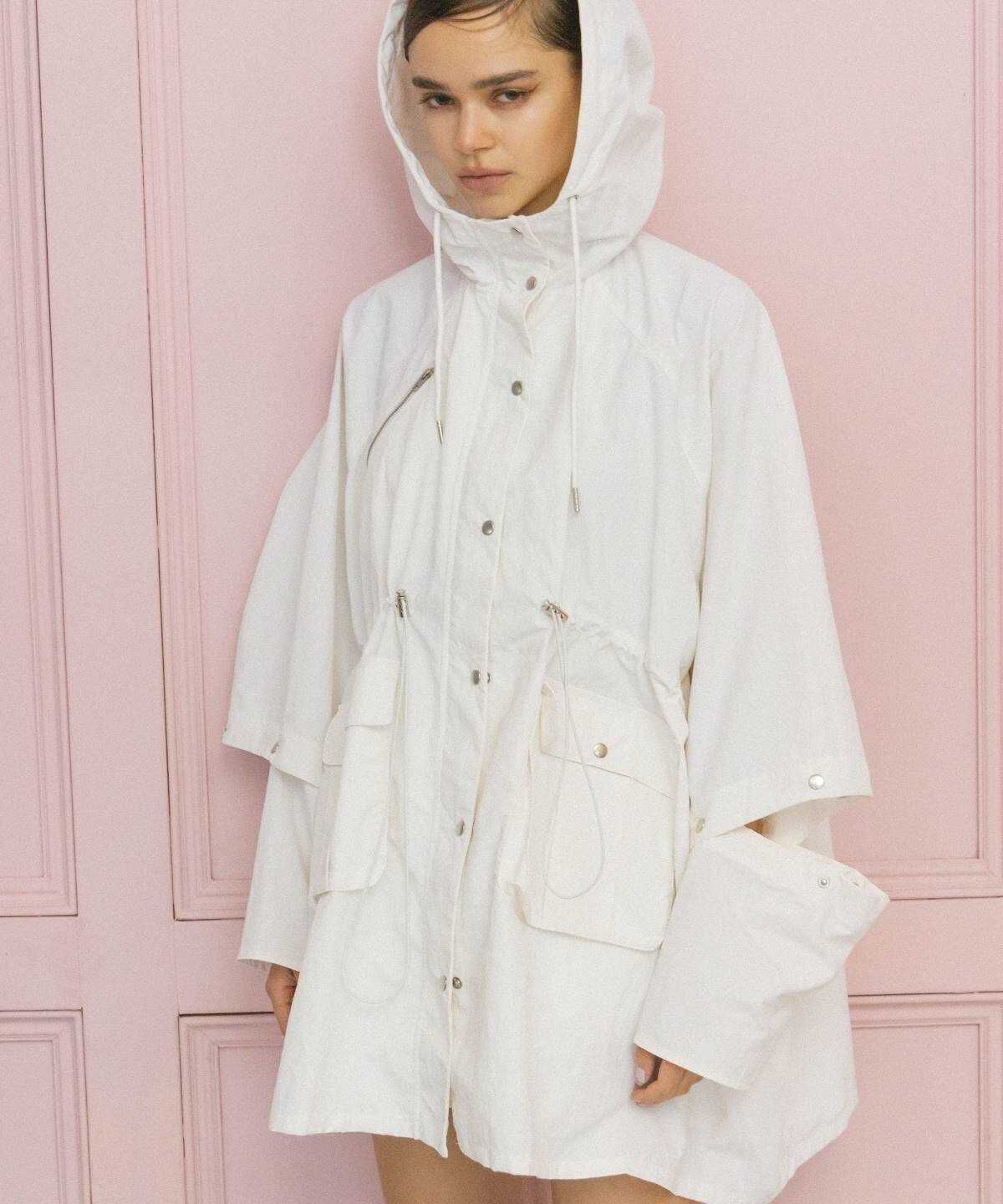 REDYAZEL「スタンドフード2WAYポンチョブルゾン」|ブルゾン・スタジャン|