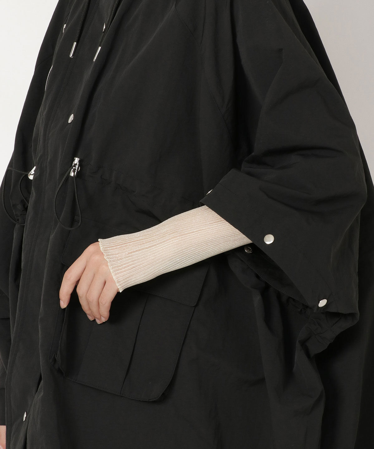 REDYAZEL「スタンドフード2WAYポンチョブルゾン」|ブルゾン・スタジャン|