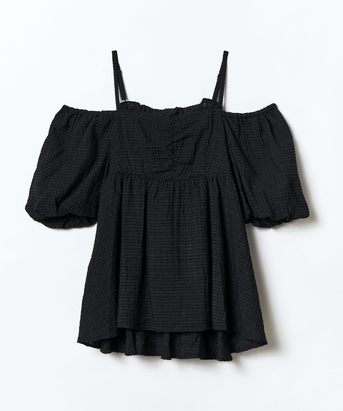 REDYAZEL「チェックオフショルトップス」|シャツ・ブラウス|