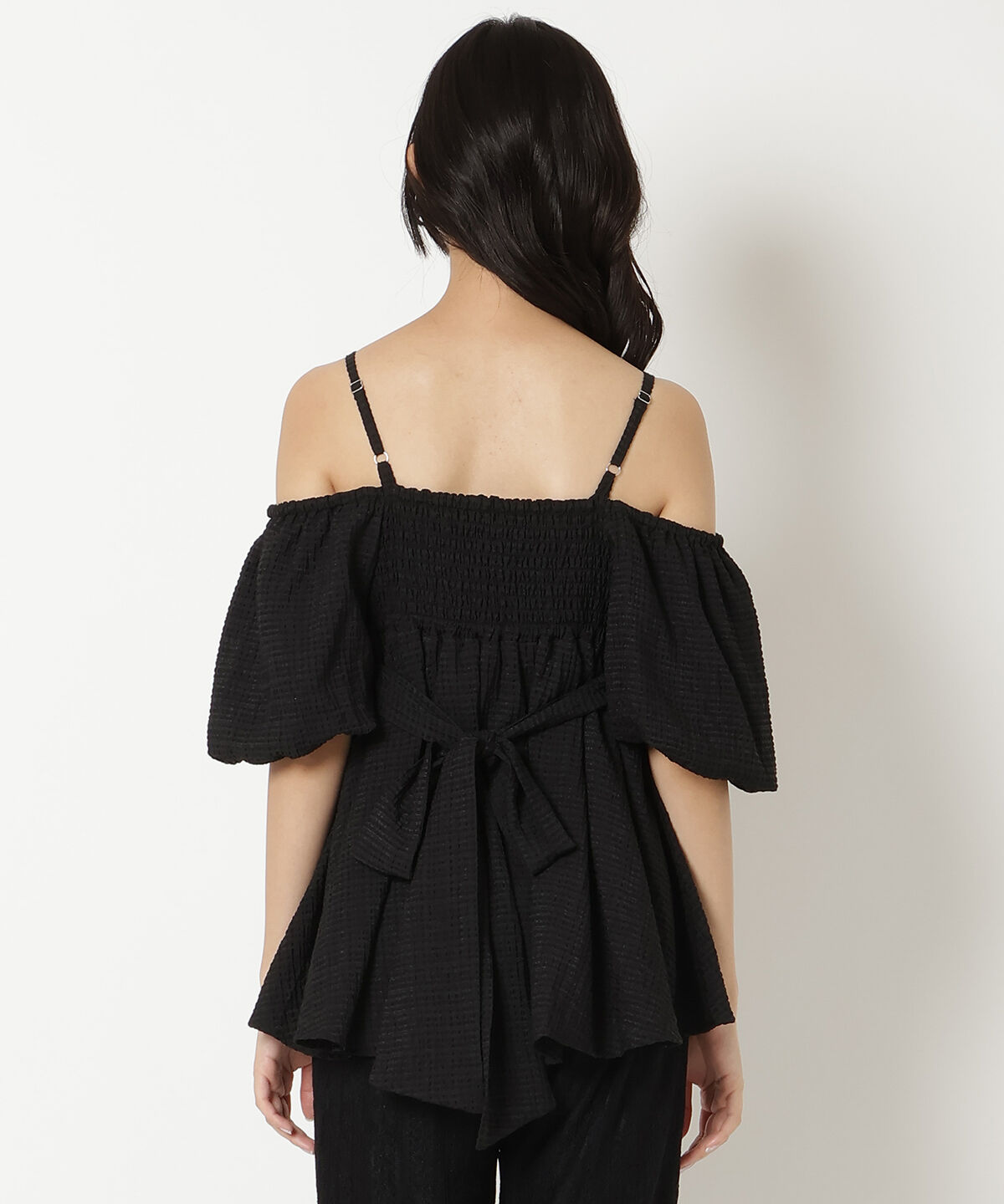 REDYAZEL「チェックオフショルトップス」|シャツ・ブラウス|