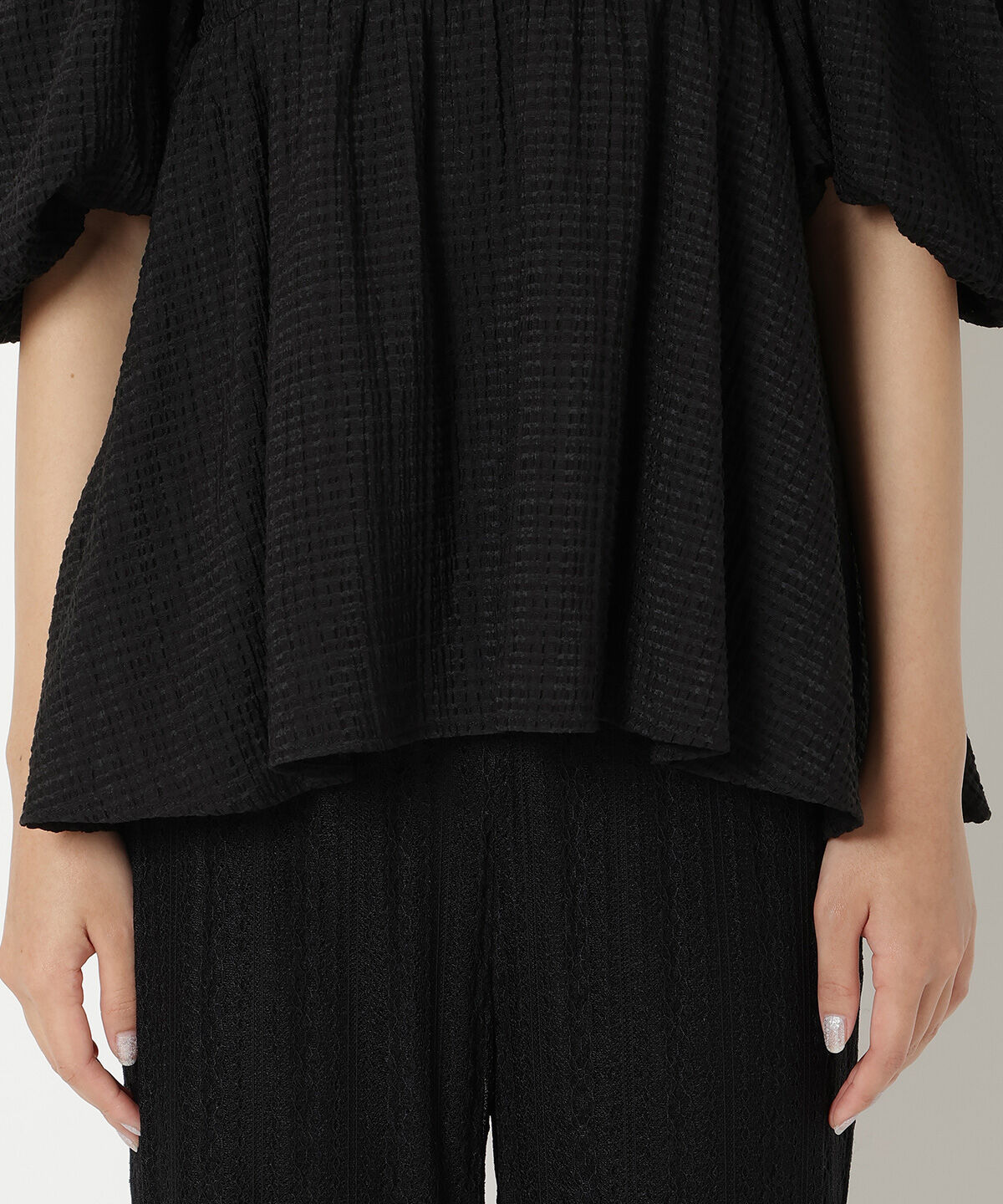 REDYAZEL「チェックオフショルトップス」|シャツ・ブラウス|