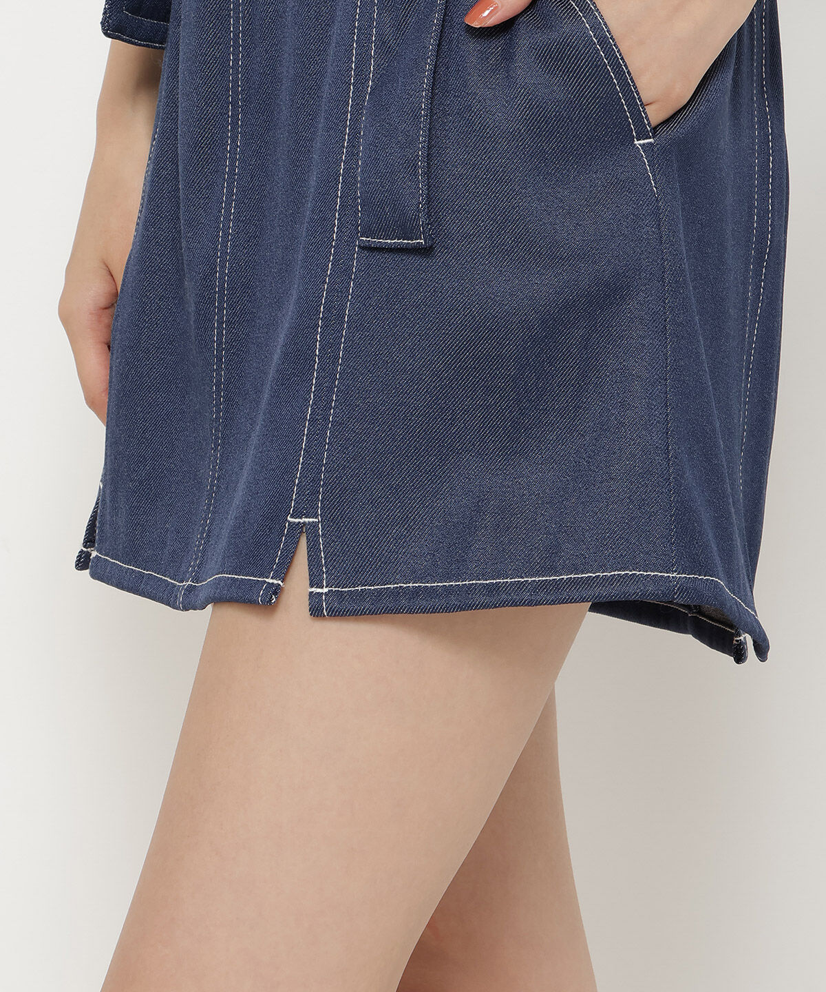 REDYAZEL「ポケット付きベルテッドミニスカート」|スカート|