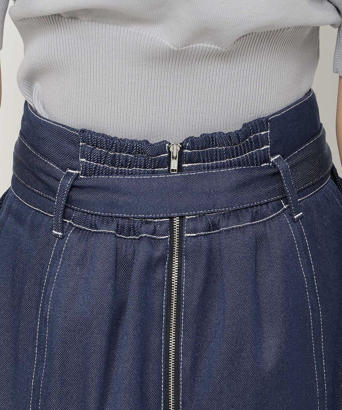 REDYAZEL「ポケット付きベルテッドミニスカート」|スカート|