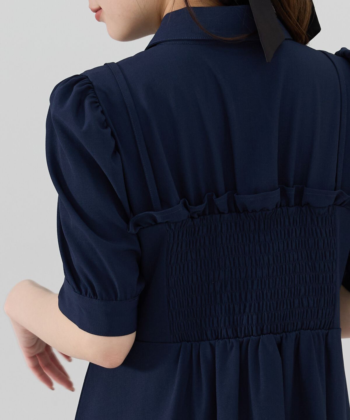 REDYAZEL「ビスチェレイヤードデザインシャツワンピース」|ワンピース|