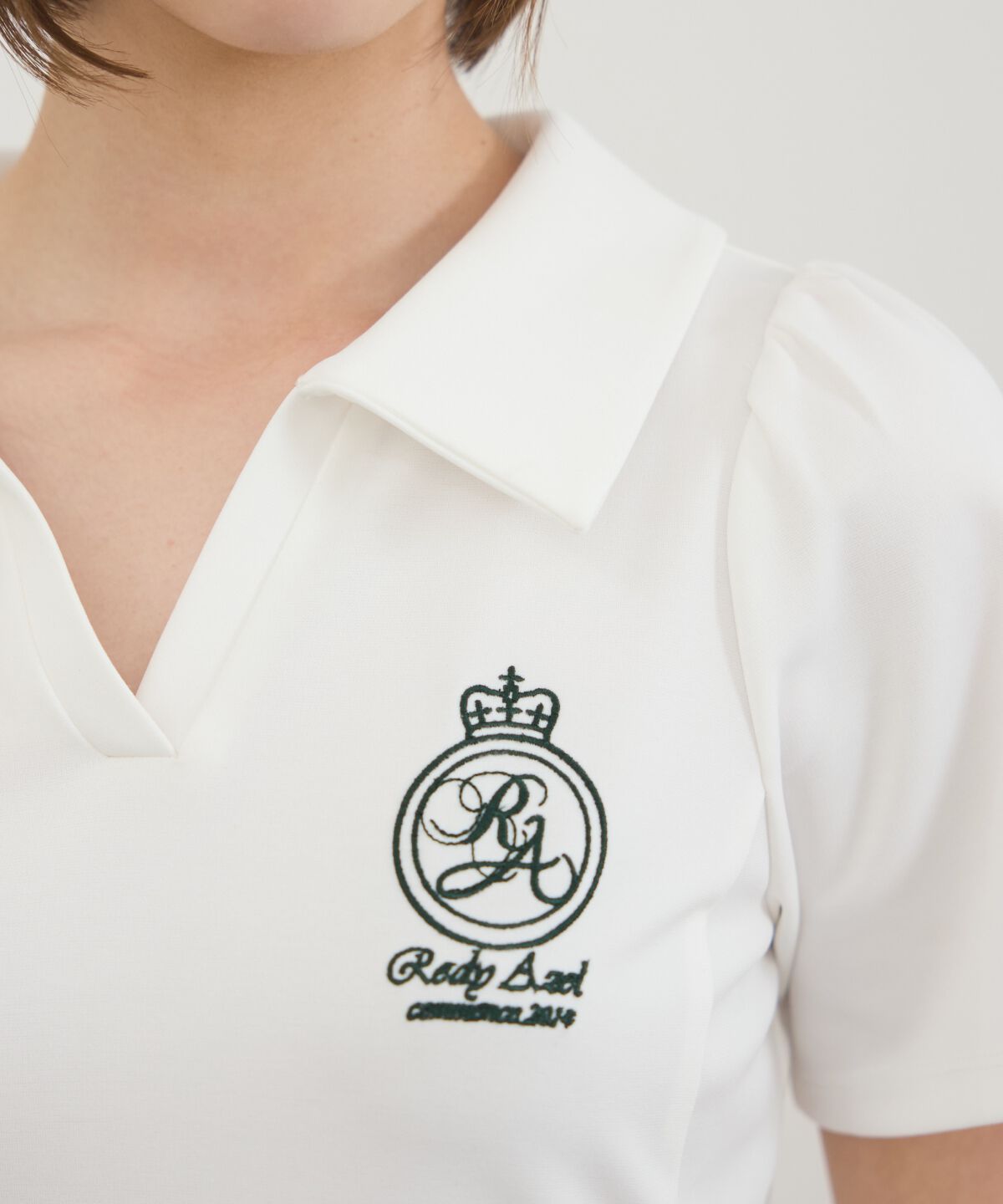 REDYAZEL「エンブレムサイドレースアップロングワンピース」|ワンピース|