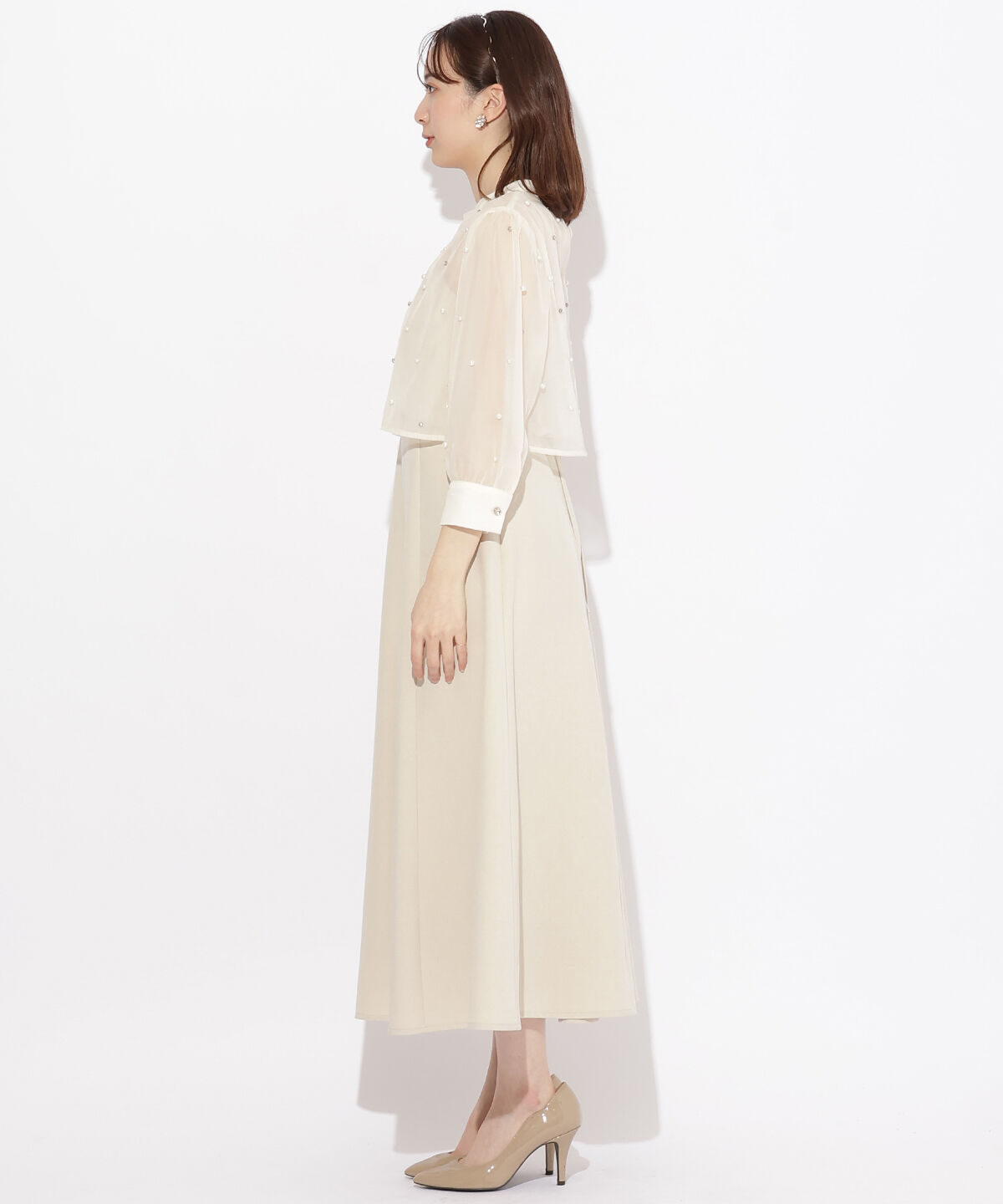 WILLSELECTION「ランダムビジューブラウス&times;ドレスワンピース」|ドレス|