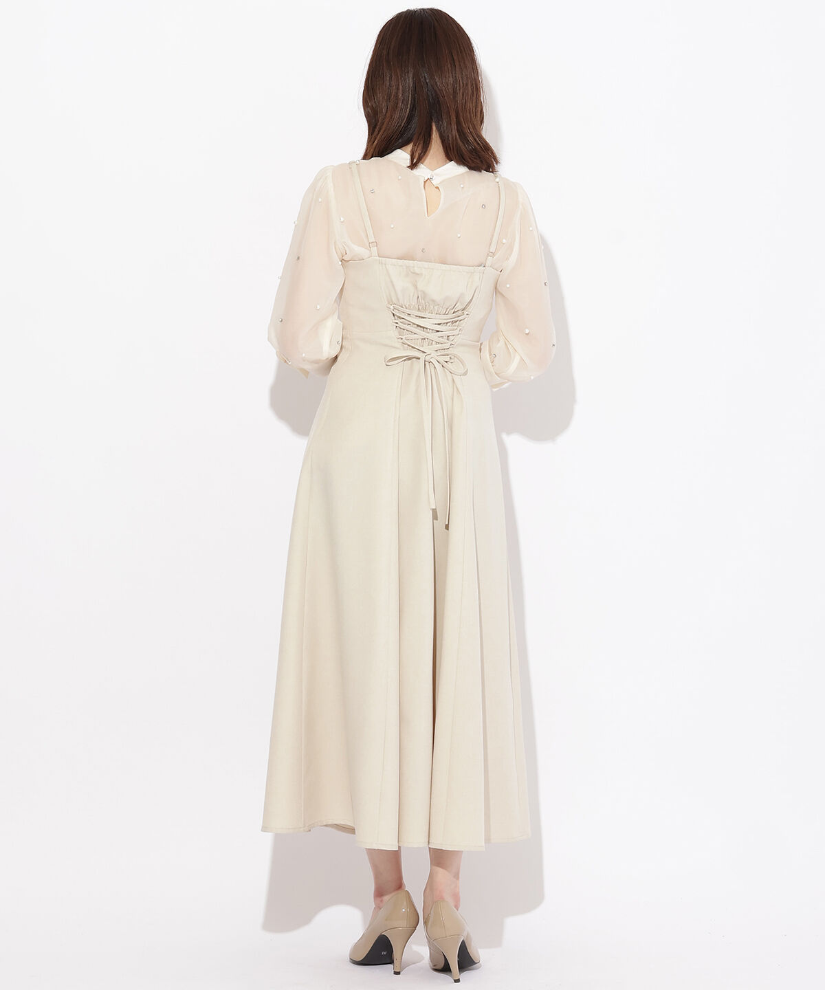 WILLSELECTION「ランダムビジューブラウス&times;ドレスワンピース」|ドレス|