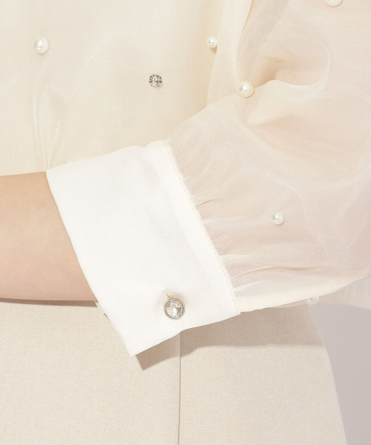 WILLSELECTION「ランダムビジューブラウス&times;ドレスワンピース」|ドレス|