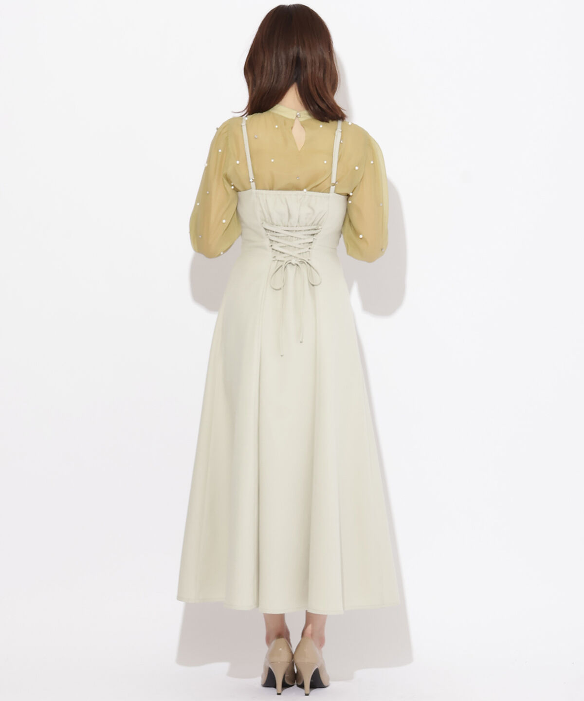 WILLSELECTION「ランダムビジューブラウス&times;ドレスワンピース」|ドレス|