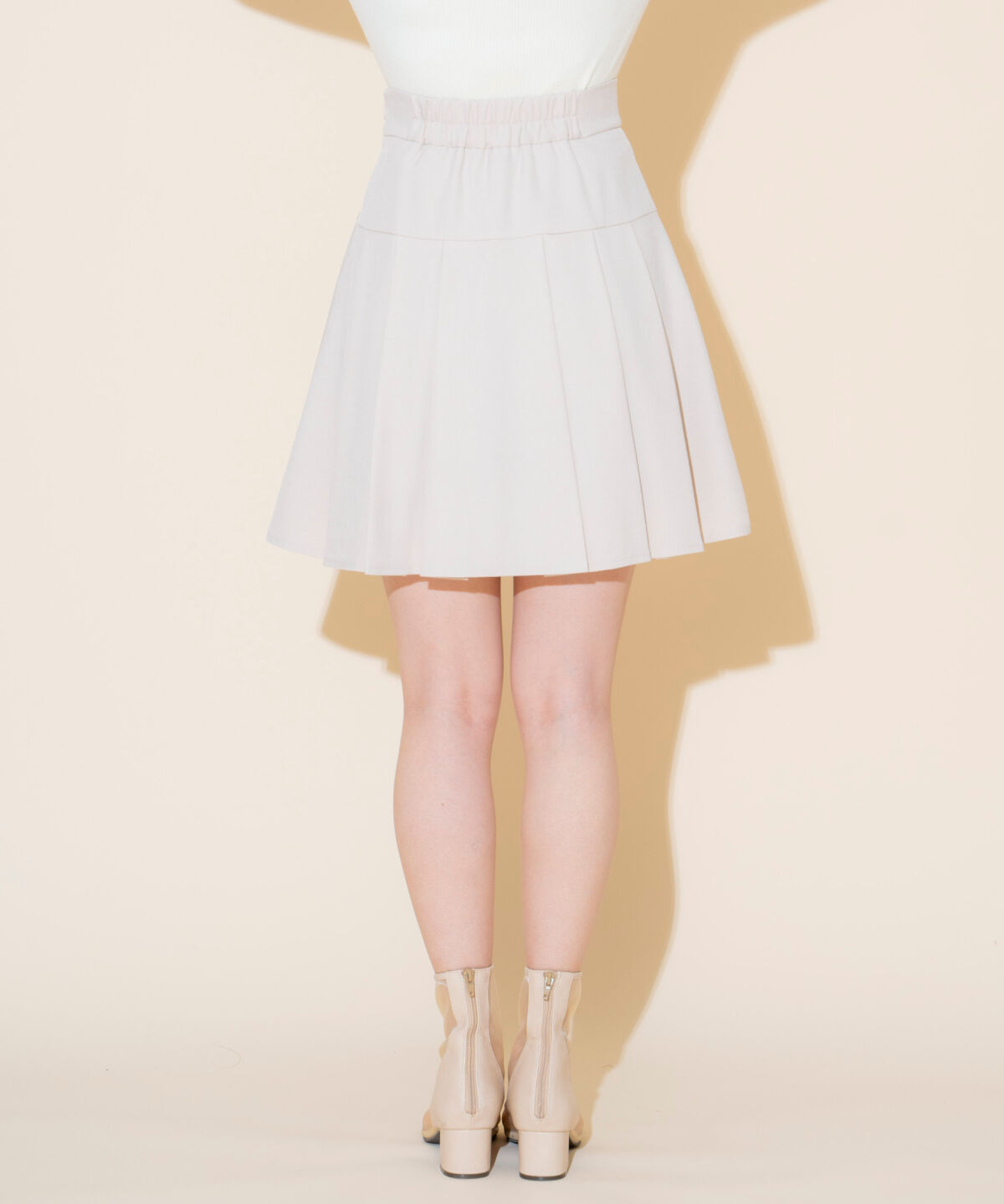WILLSELECTION「タックプリーツミニスカート」|フレア|
