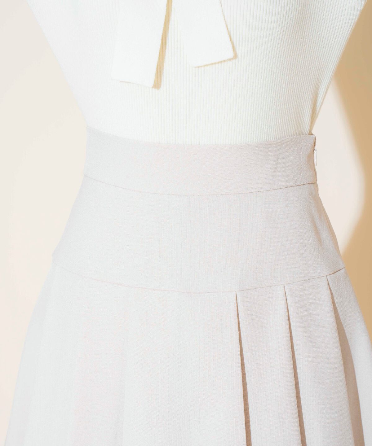 WILLSELECTION「タックプリーツミニスカート」|フレア|