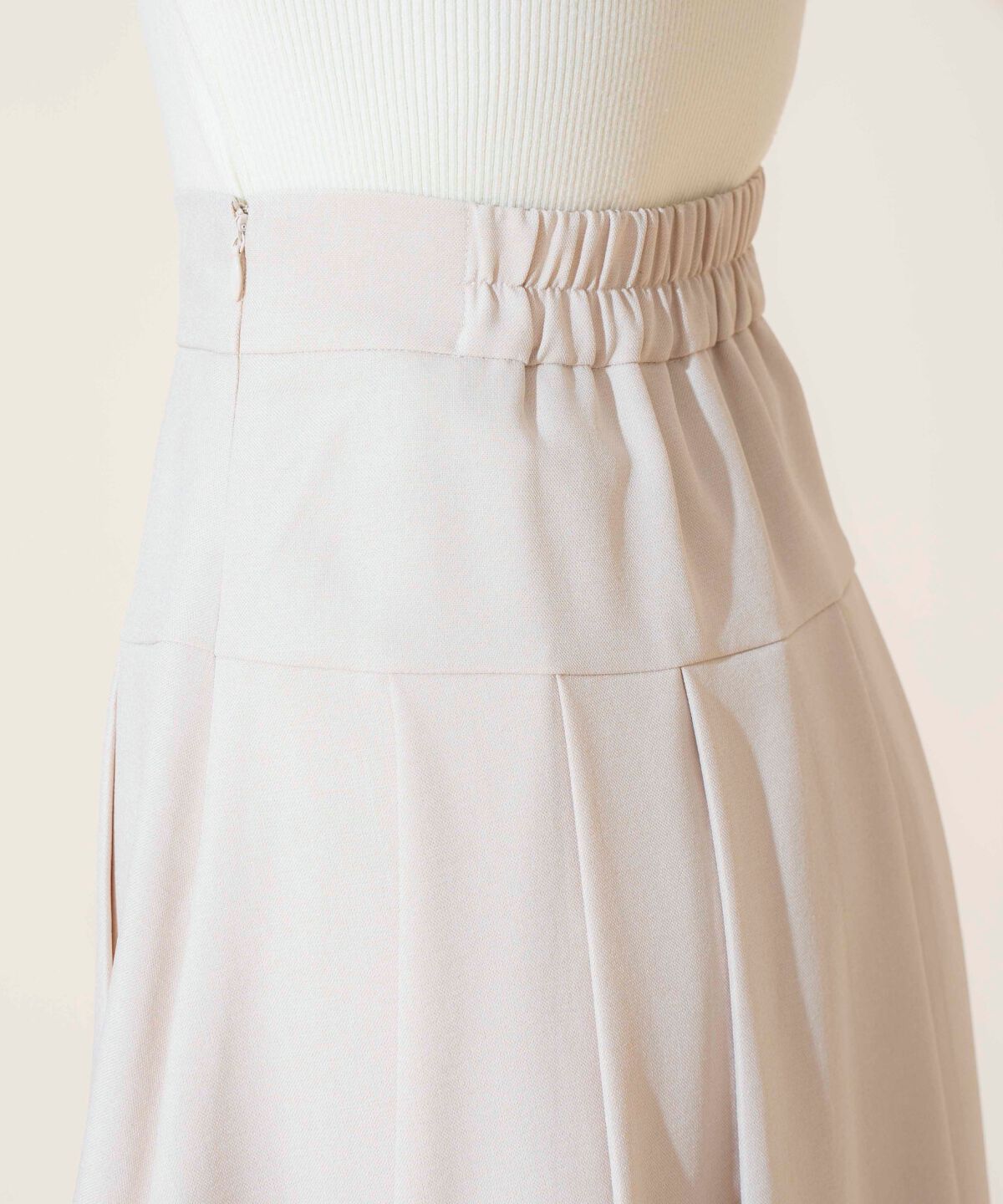 WILLSELECTION「タックプリーツミニスカート」|フレア|