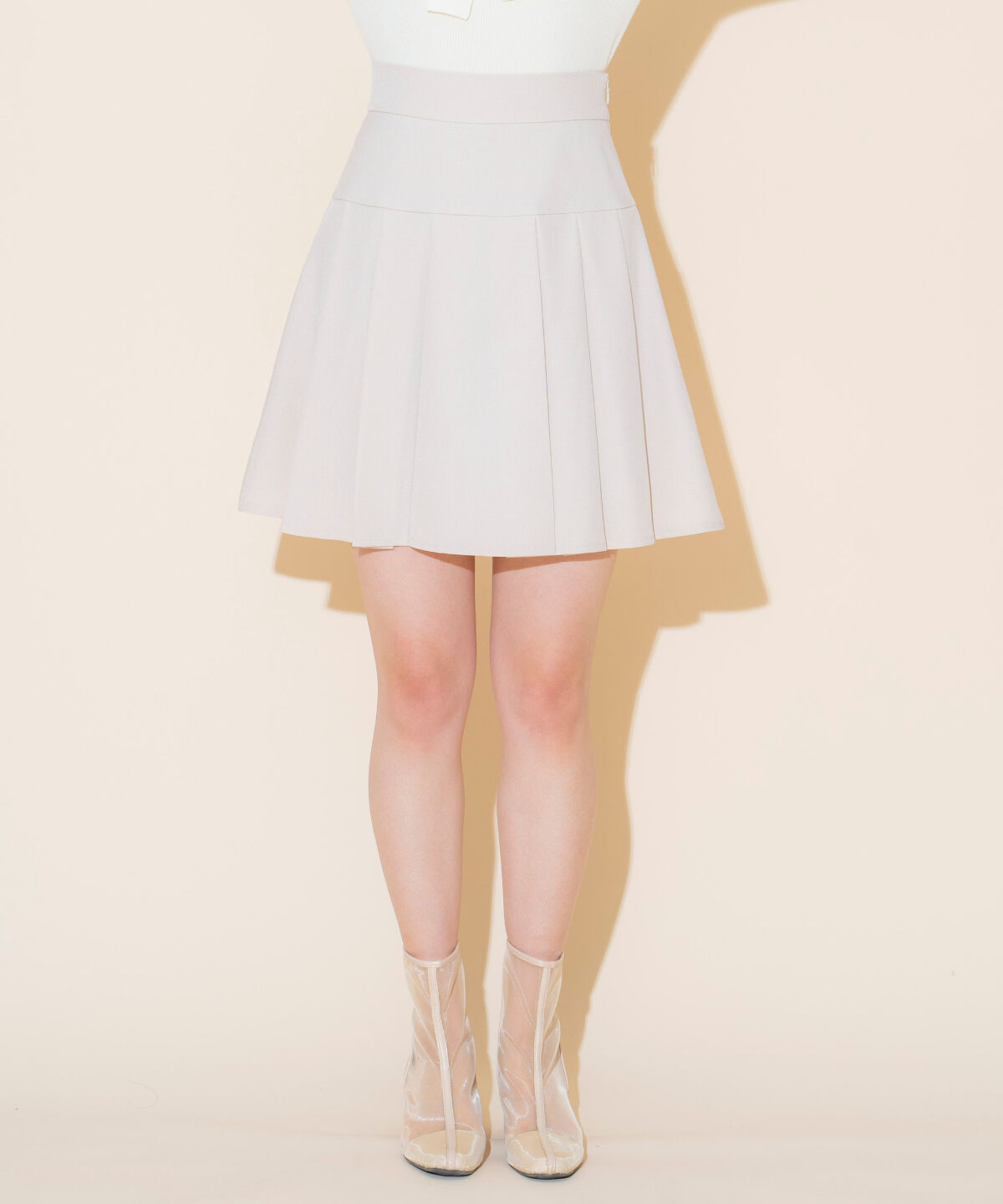 WILLSELECTION「タックプリーツミニスカート」|フレア|