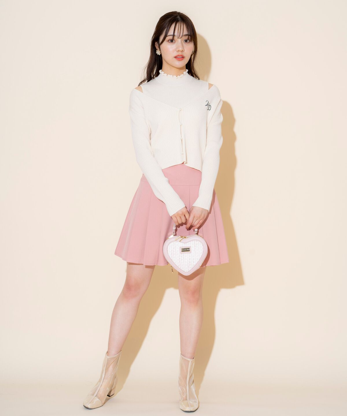 WILLSELECTION「タックプリーツミニスカート」|フレア|