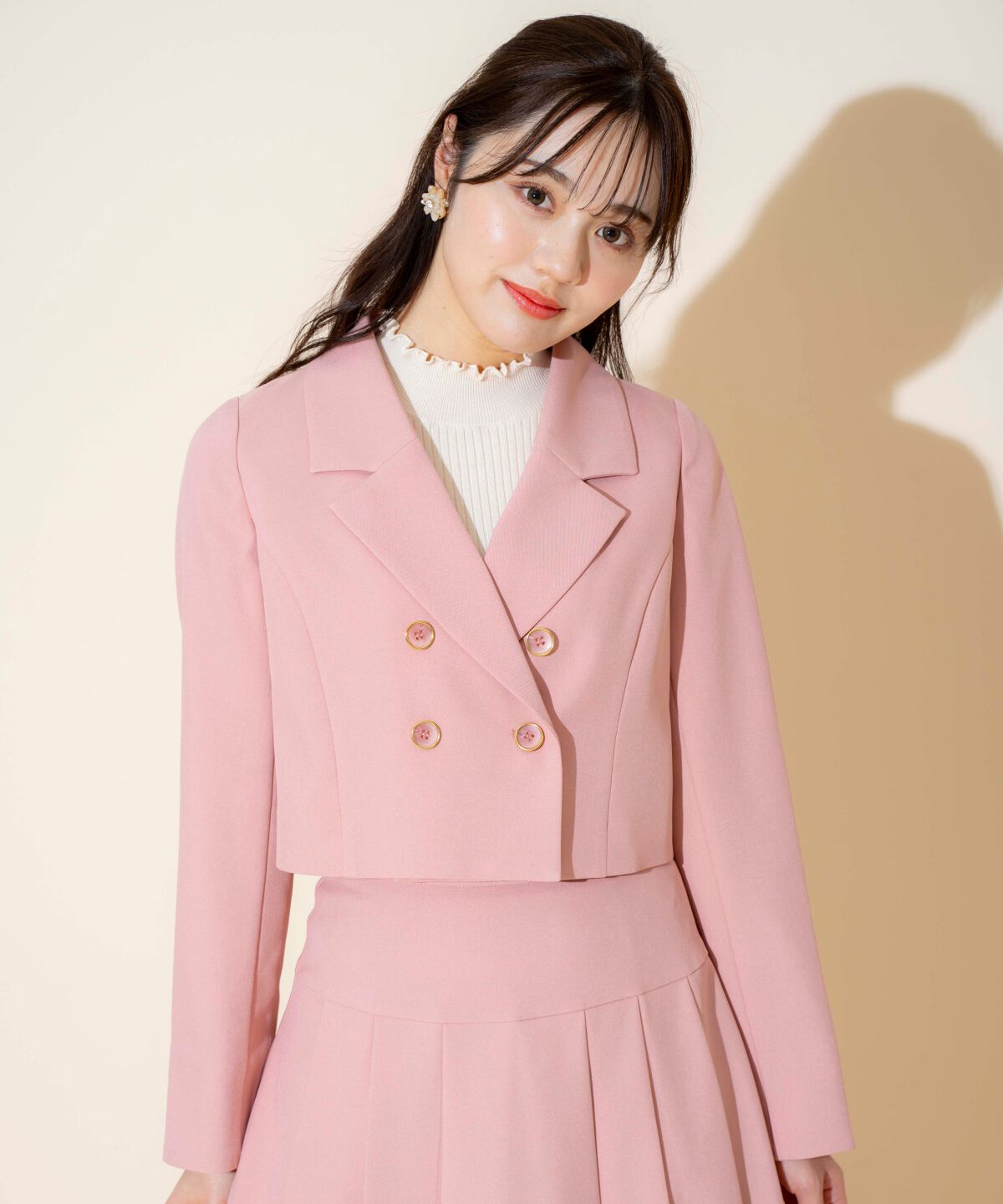 WILLSELECTION「ダブルボタンショートジャケット」|テーラードジャケット|