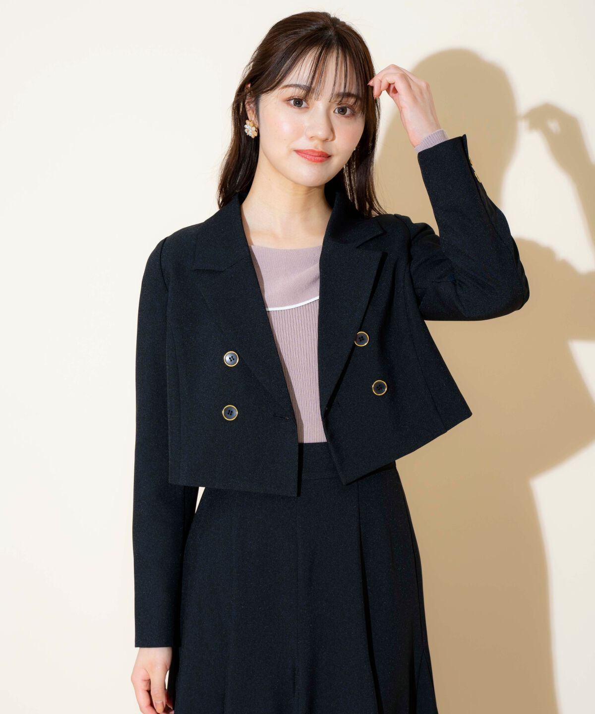 WILLSELECTION「ダブルボタンショートジャケット」|テーラードジャケット|