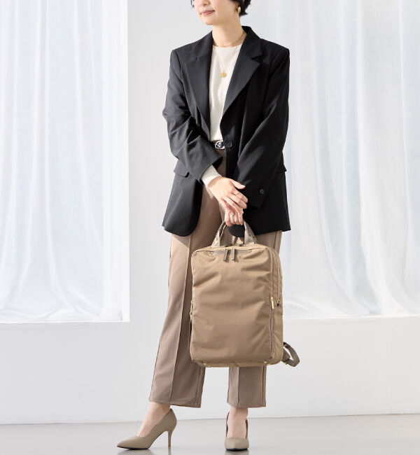 ace.「ace. フィッテム ビジネスリュック エキスパンド機能 レディースビジネス A4 / 14.0インチPC収納 68684」|リュック|