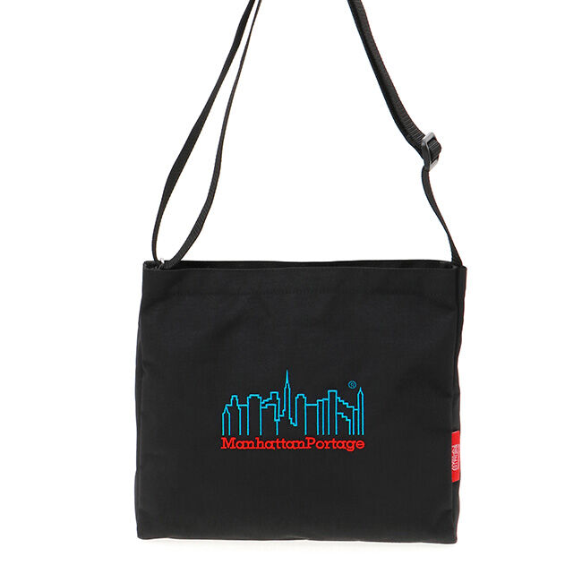 Manhattan Portage「Botanical Prince Shoulder Bag 3D Embroidery Neon」|ショルダー・メッセンジャー|