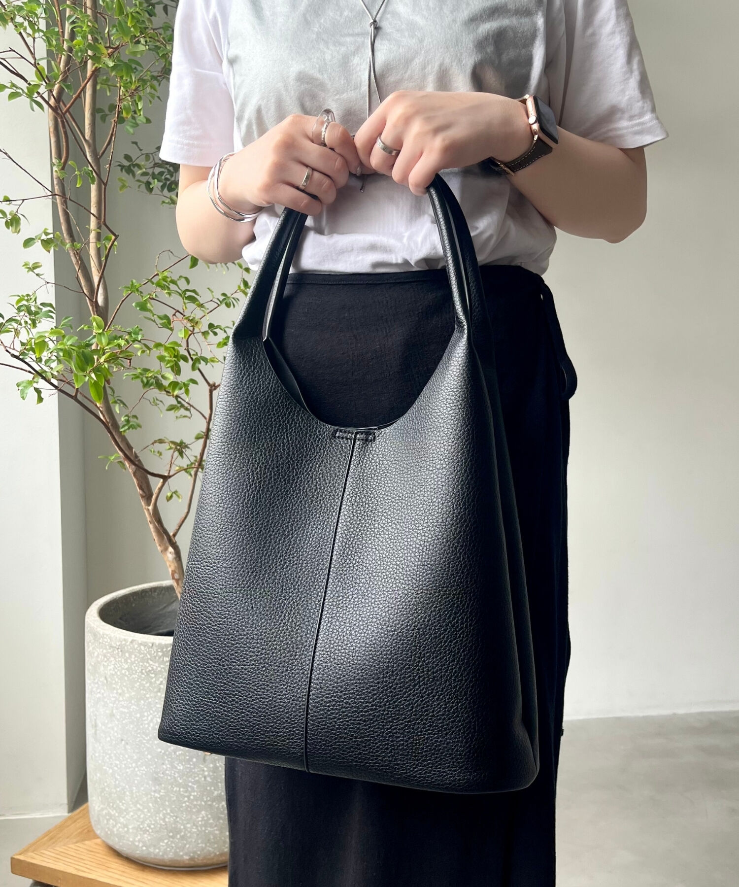 ORiental TRaffic「ショルダーホーボー バッグ /BA-257 ショルダーバッグ オフィスバッグ 大容量バッグ」|ショルダー・メッセンジャー|