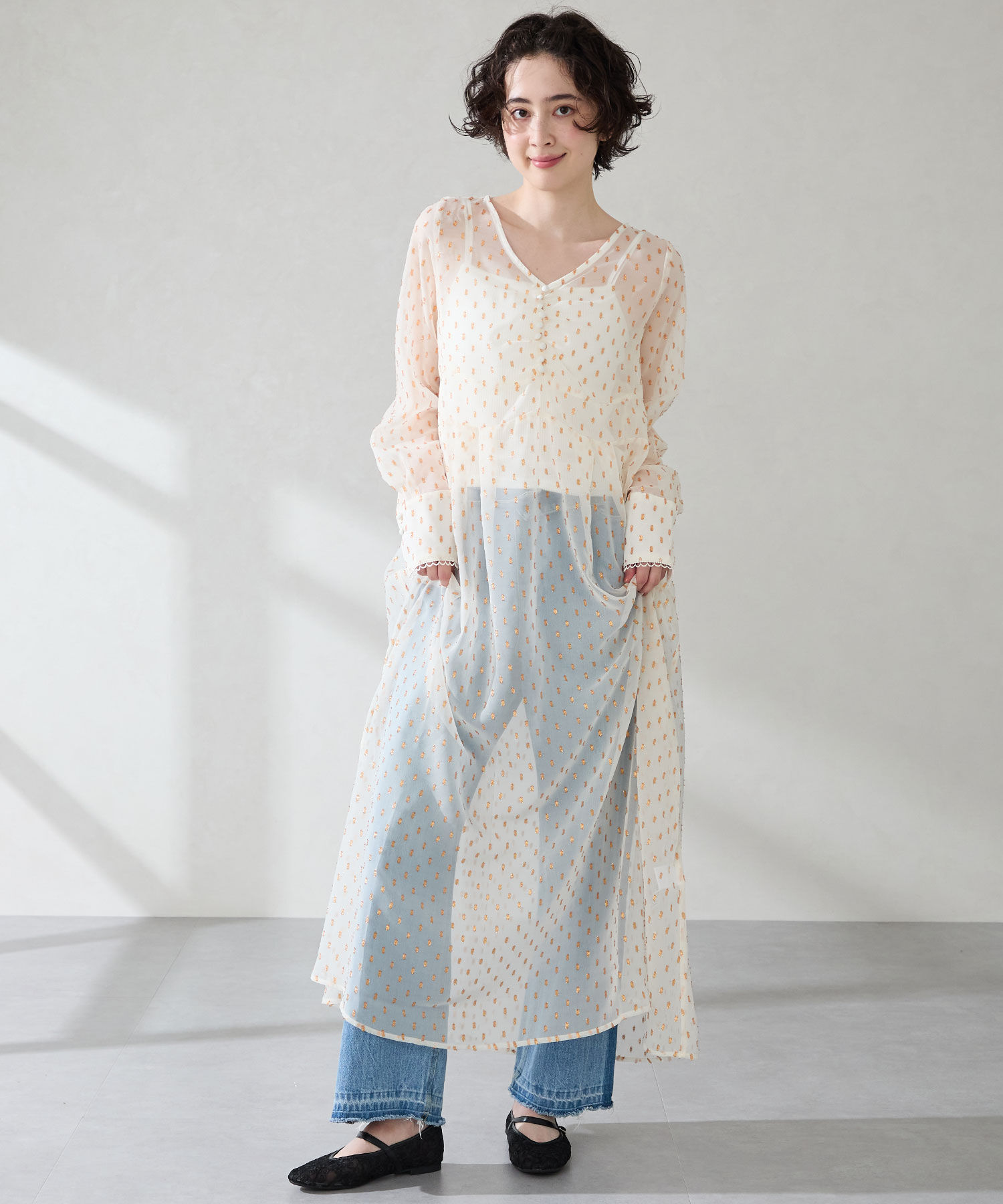 ORiental TRaffic「●2025秋冬新作●チュールメリージェーンパンプス/51318」|パンプス|