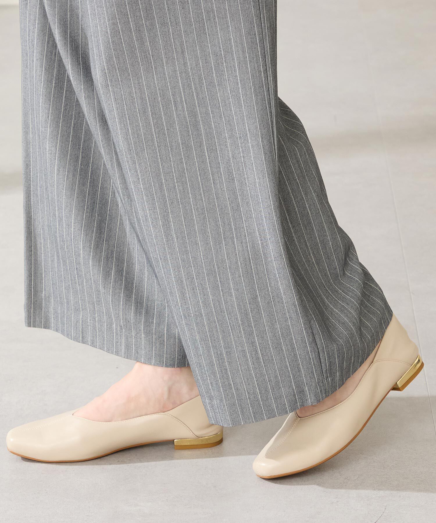 WA Oriental TRaffic「●2025秋冬新作●センターシーム バブーシュ /52302 フラット パンプス 楽ちん 通勤靴 オフィス」|パンプス|