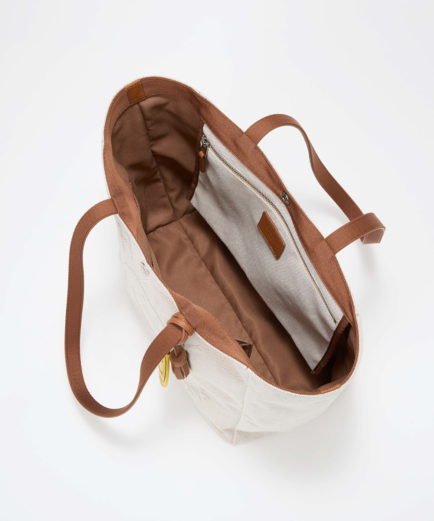 TOPKAPI BREATH「【Breath TOPKAPI】SMILE COLLECTION エンボス スマイル ビッグ トートバッグ /スマイルチャーム付き」|トートバッグ|