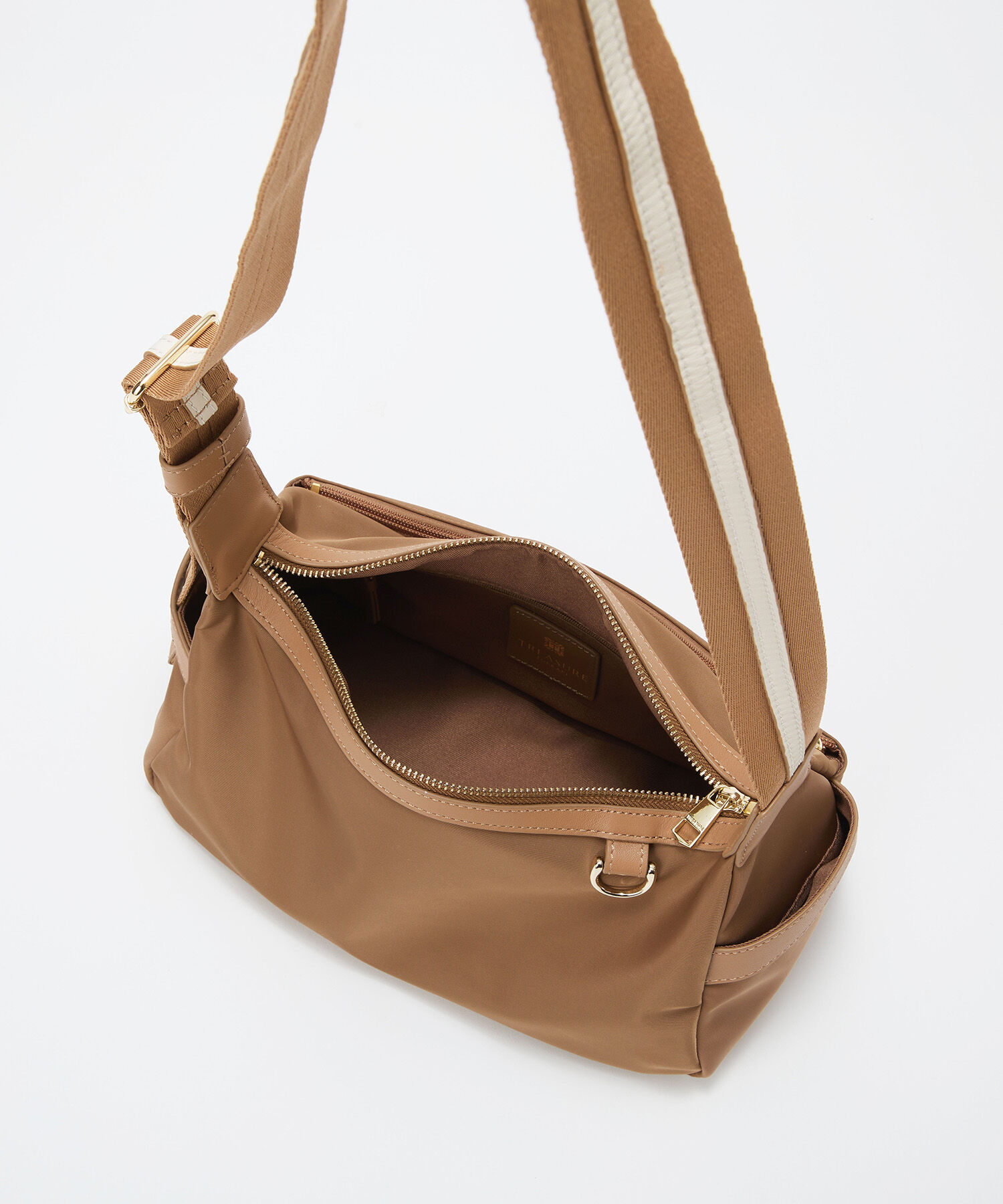 TOPKAPI TREASURE「【TREASURE TOPKAPI】ナイロン ストライプ ベルト ショルダー バッグ」|ショルダー・メッセンジャー|