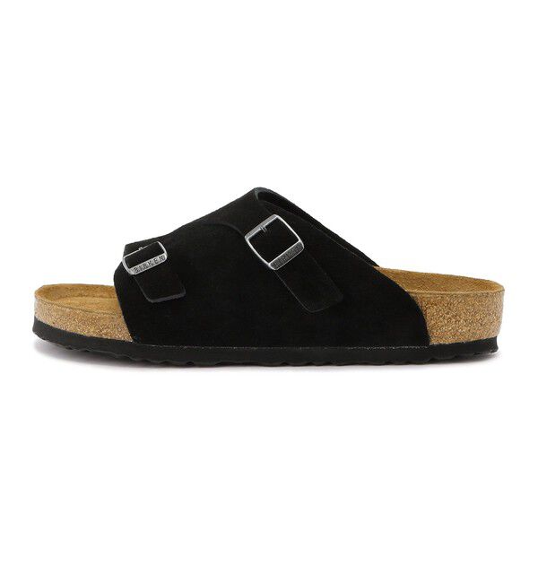 BIRKENSTOCK「【ビルケンシュトック】チューリッヒ ソフトフットベッド/ブラック/サンダル メンズ レディース」|サンダル|