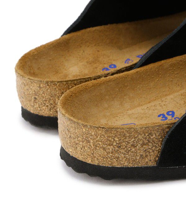 BIRKENSTOCK「【ビルケンシュトック】チューリッヒ ソフトフットベッド/ブラック/サンダル メンズ レディース」|サンダル|