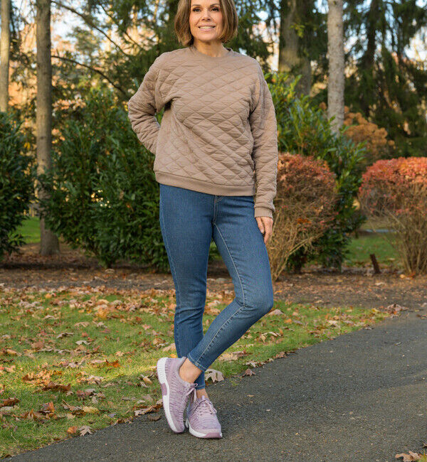 Orthofeet「【オーソフィート】キタ ミディアム/ローズ テキスタイル/シューズ レディース/Orthofeet」|スニーカー|