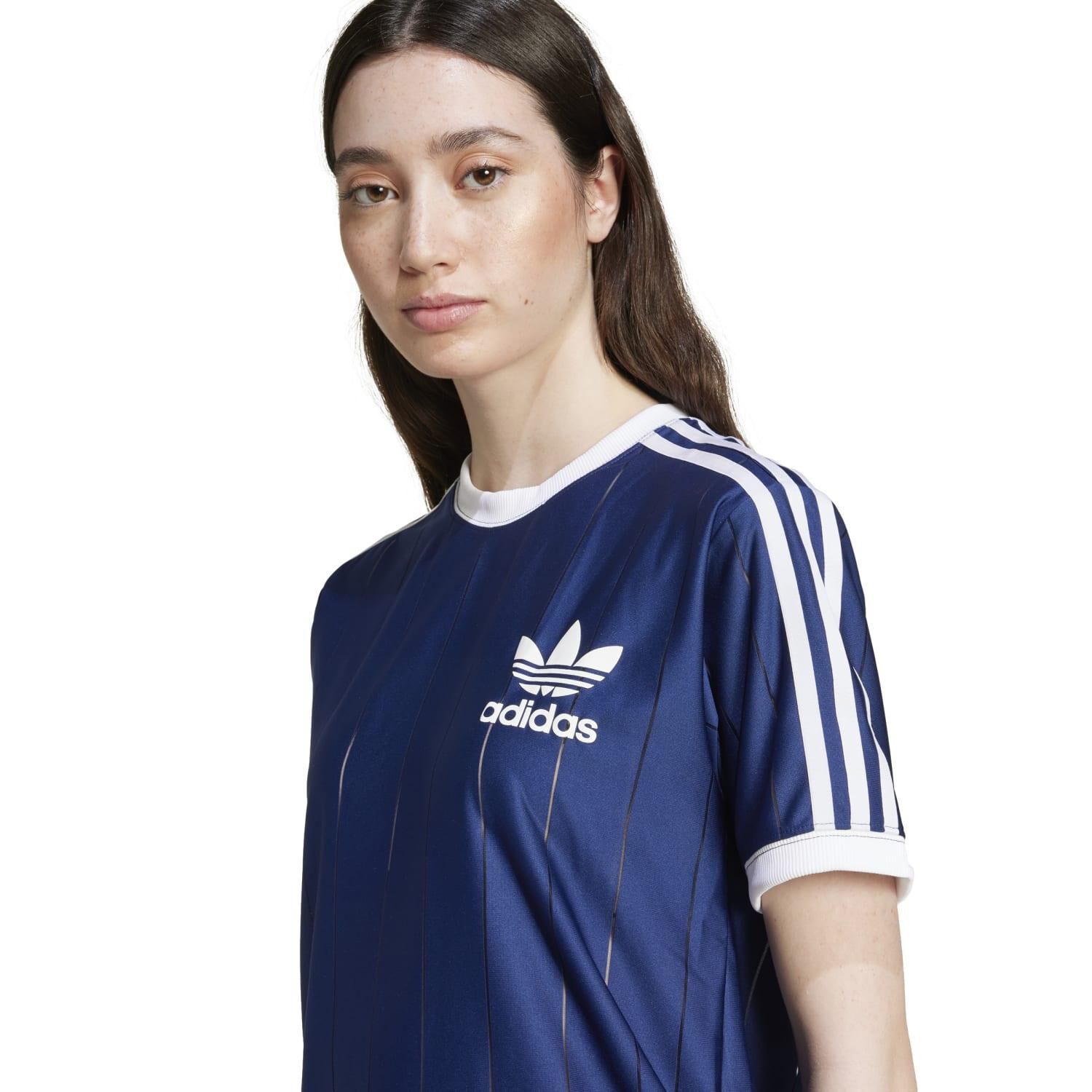 adidas「【ADIDAS ｳｪｱ】W 3 STRIPE TEE(PINST)」|Tシャツ・カットソー|