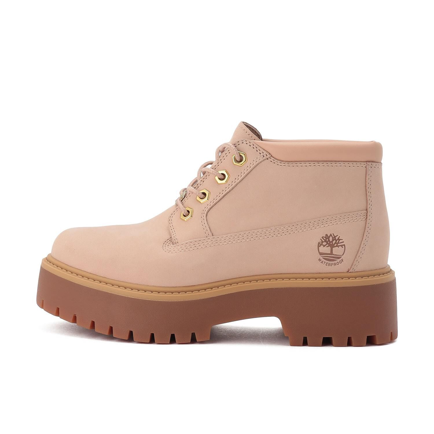 Timberland「【Timberland】W'S STONE STREET MID」|スニーカー|ベージュ