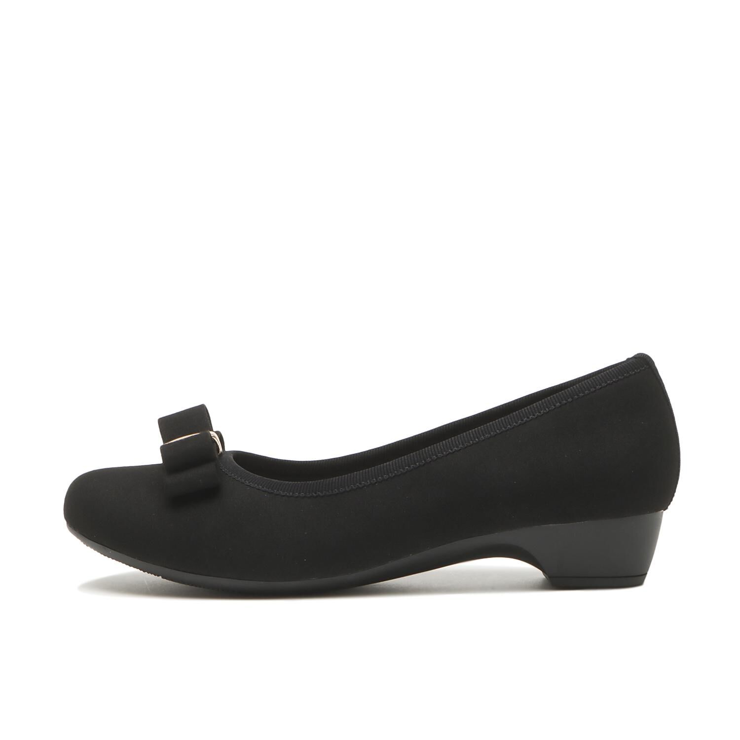 ABC SELECT「【ABC SELECT】BUCKLE RIBBON 3」|パンプス|ブラック