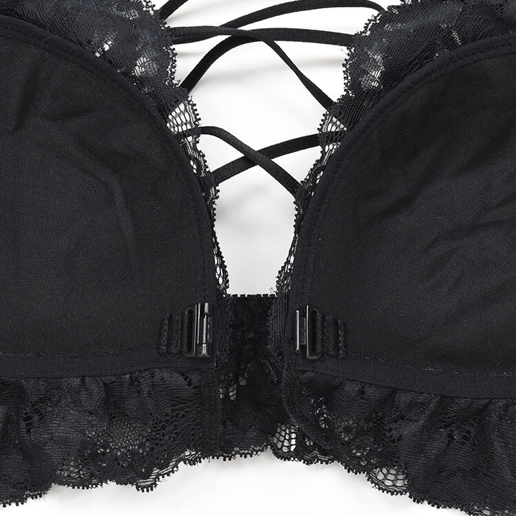 intesucre「アンテシュクレ 背中みせ ハーフトップ フロントホック S-3L IBN336」|インナー|