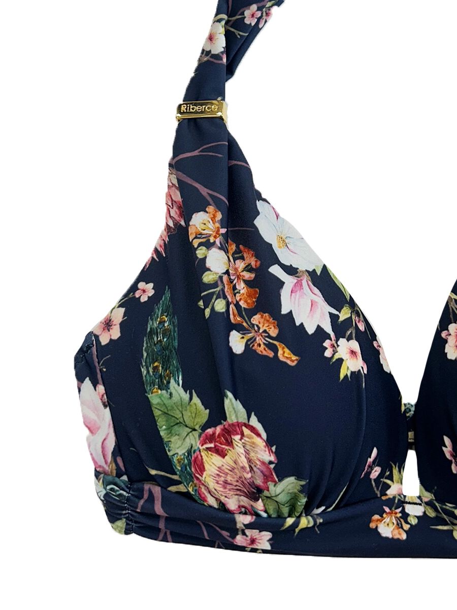Riberce「【大人水着】ボタニカルサッシュホルターネックビキニ」|ビキニ|