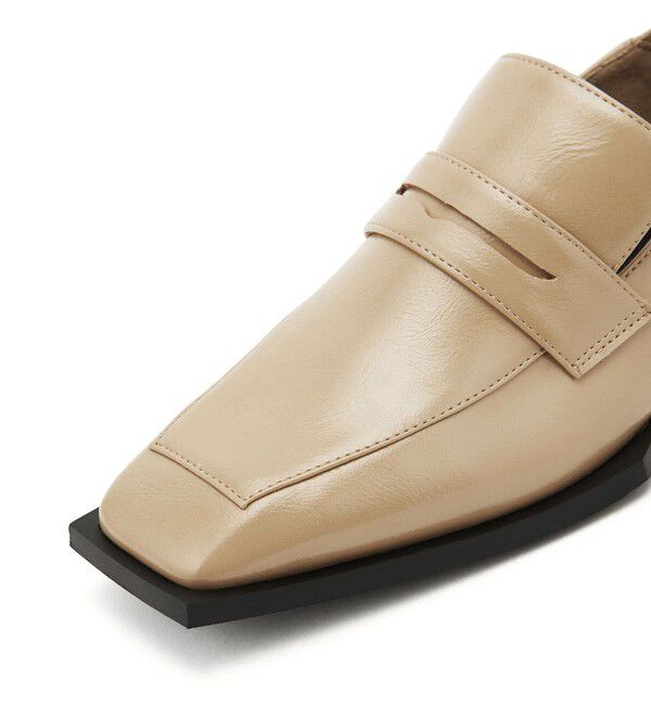 ODETTE E ODILE「＜SY＞スクエアソフトローファー フラット20●&uarr;」|ローファー|