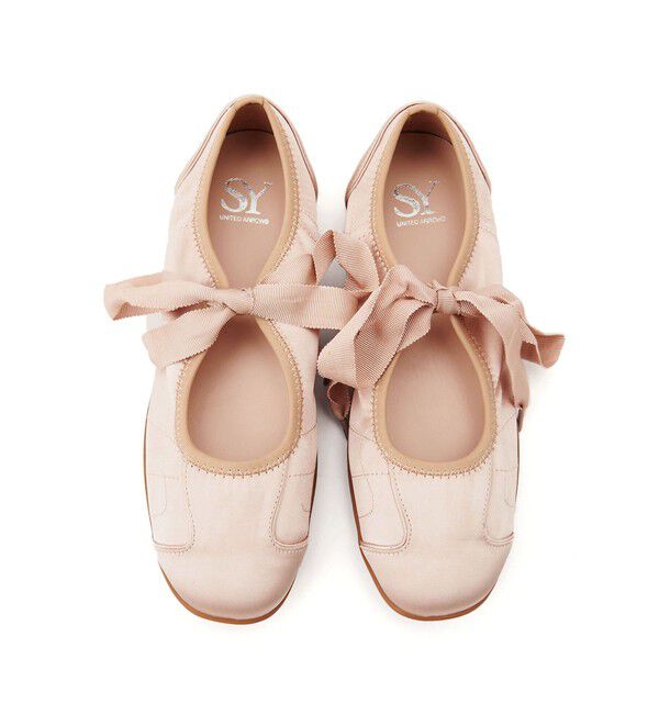 ODETTE E ODILE「＜SY＞リボンソフト フラット20●&uarr;」|バレエシューズ|LT.PINK