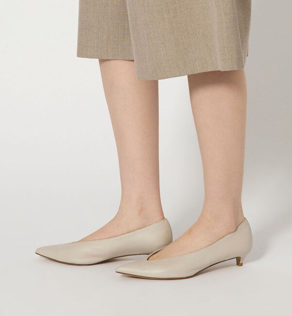 ODETTE E ODILE「シャローVポインテッド パンプス35&uarr;」|パンプス|