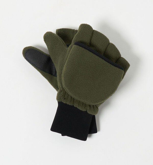 UNITED ARROWS「＜DENTS＞フリース グローブ」|手袋|OLIVE