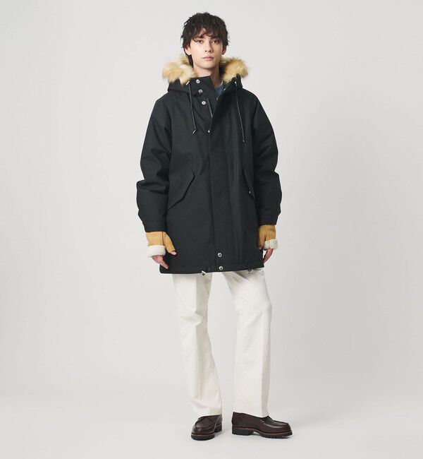 UNITED ARROWS「ムートン フィンガーレス グローブ」|手袋|