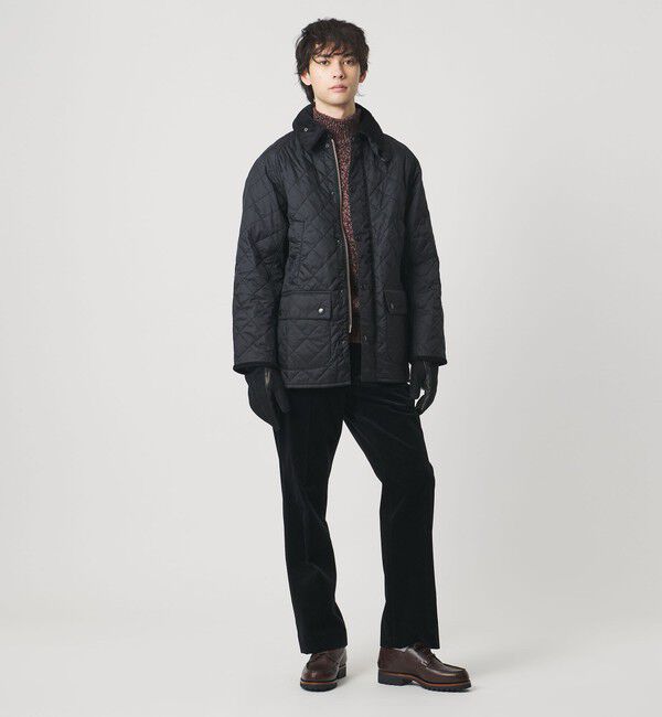 UNITED ARROWS「ブラック コンビ グローブ」|手袋|