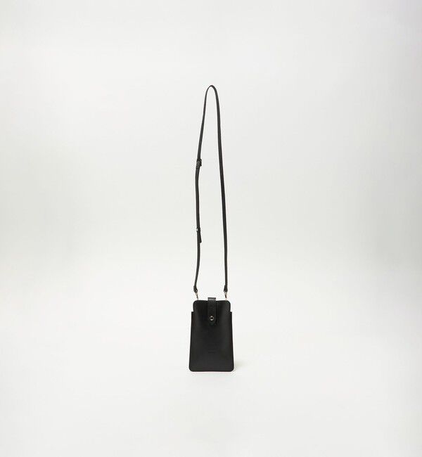 UNITED ARROWS「レザーライク モバイルケース」|その他|BLACK