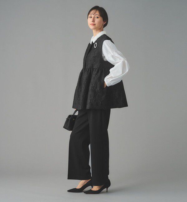 UNITED ARROWS「GISHA 2トーン ジャガード ベスト」|ベスト・ジレ|