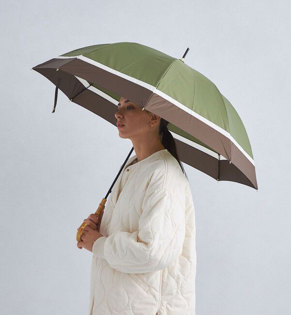 UNITED ARROWS green label relaxing「バンブーハンドル キリツギ アンブレラ / 傘 / レイン」|傘|OLIVE