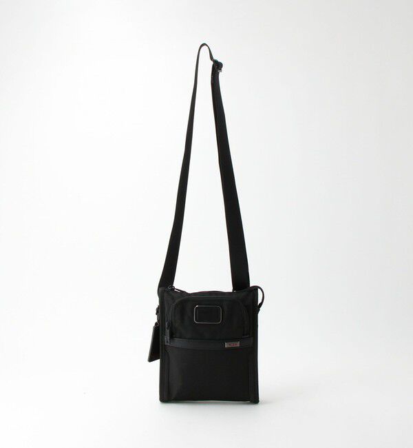 UNITED ARROWS green label relaxing「＜TUMI＞アルファ3 ポケット バッグ スモール ショルダーバッグ」|ショルダー・メッセンジャー|BLACK